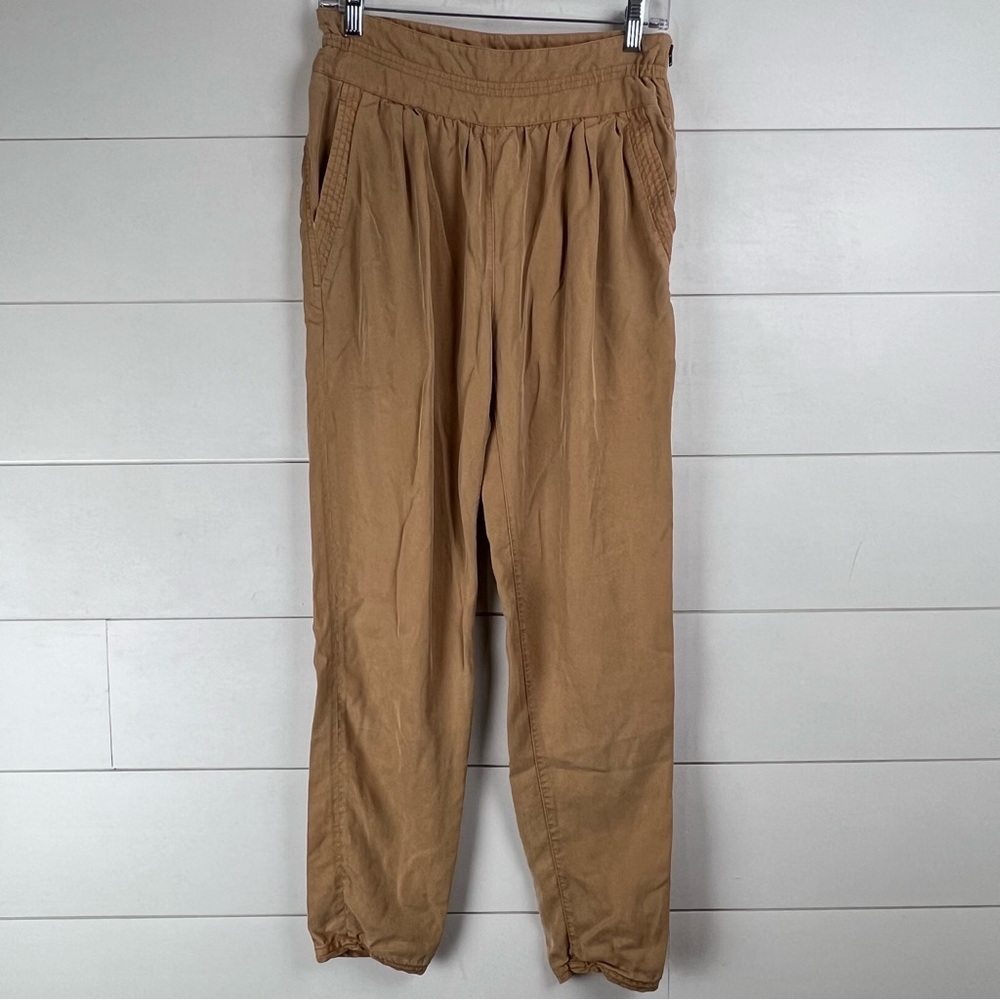 WILFRED Casbah Paperbag high waist trouser pants size 4 camel